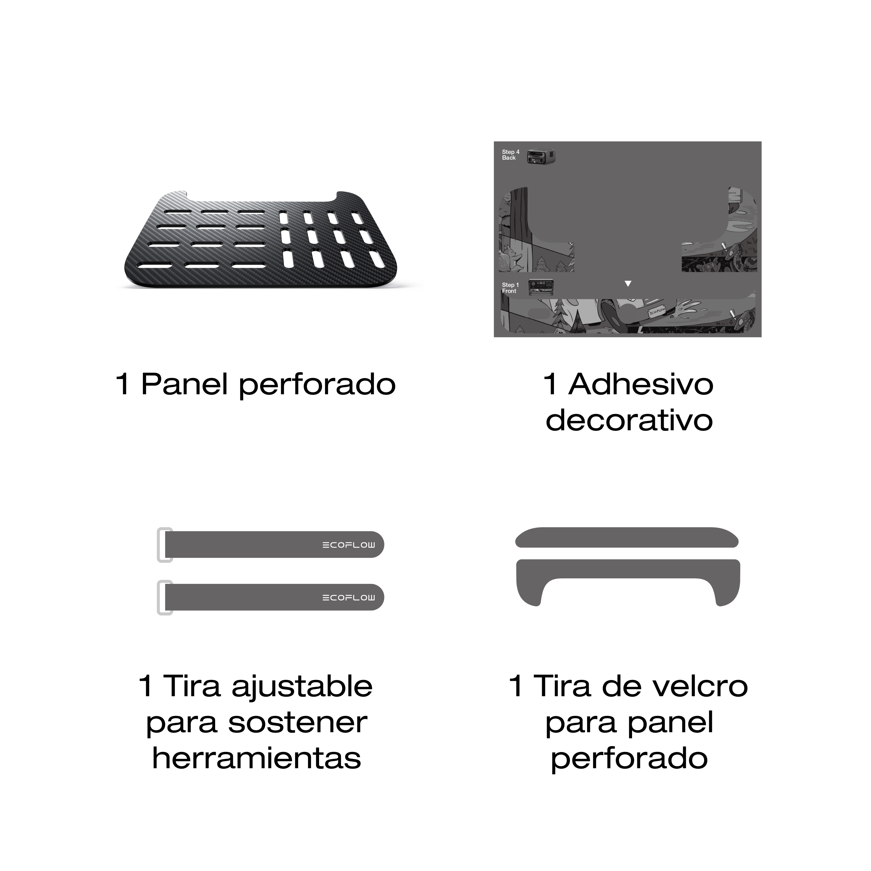 Estación de energía portátil EcoFlow RIVER 3 Plus Portable Power EcoFlow Spain RIVER 3 Plus Tablero perforado para herramientas