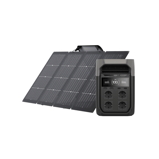 Generador solar Serie EcoFlow DELTA 3 (FV 220 W) Bundles EcoFlow ES DELTA 3 1 Panel solar portátil de 220 W