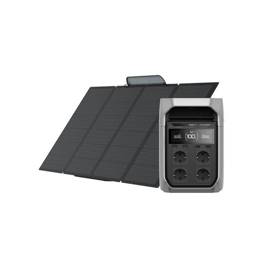 Generador solar Serie EcoFlow DELTA 3 (FV 400 W) EcoFlow Europe DELTA 3 Plus 1 Panel solar portátil de 400 W
